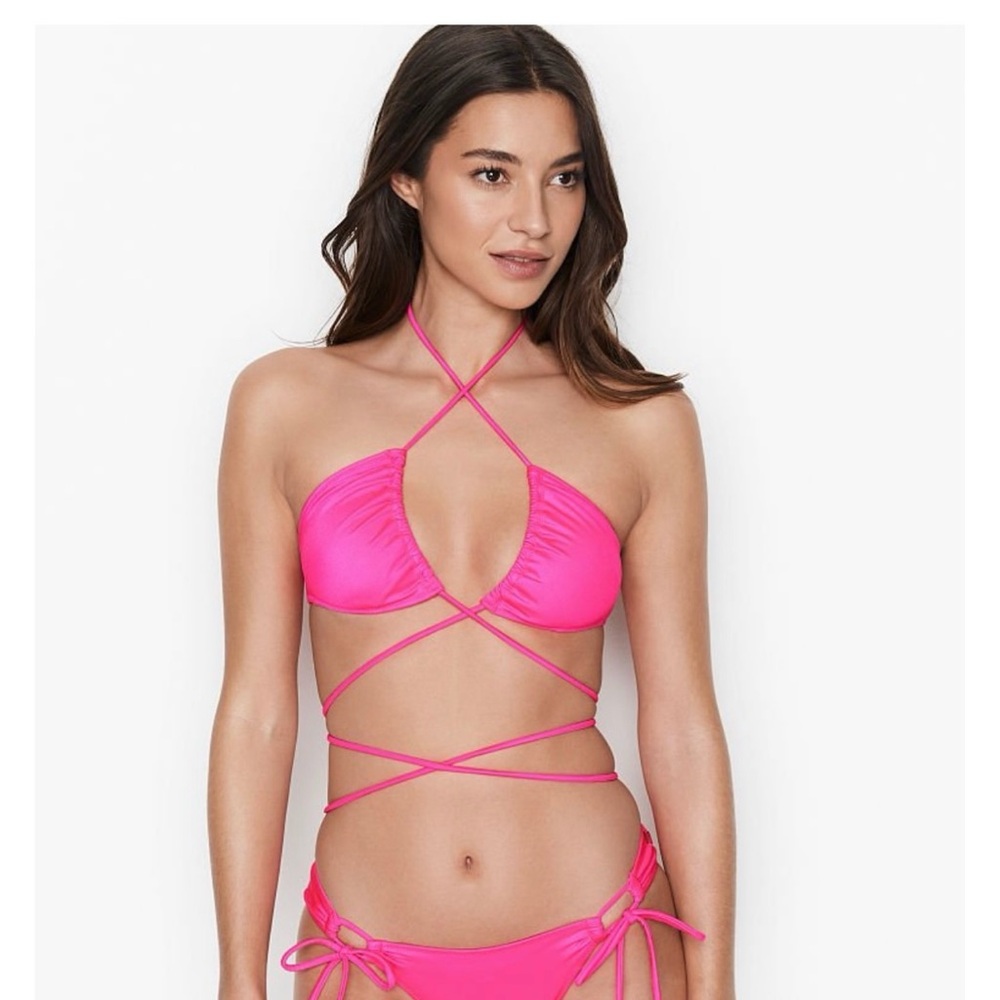 Strappy Wrap Triangle Top
